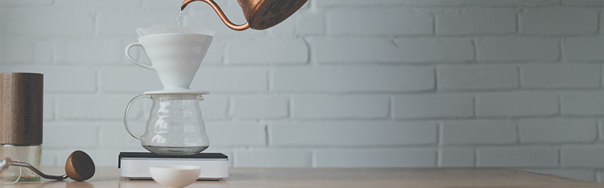 V60 e Kalita Wave caffettiere pour-over