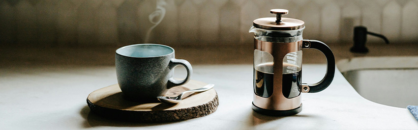 French press cafetière per preparare il caffè