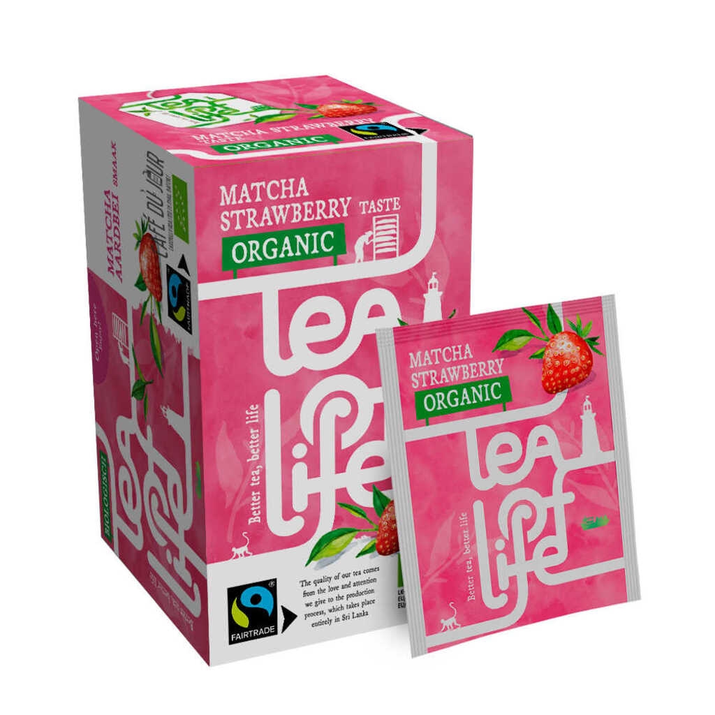Tè verde Matcha alla fragola - Tea of Life