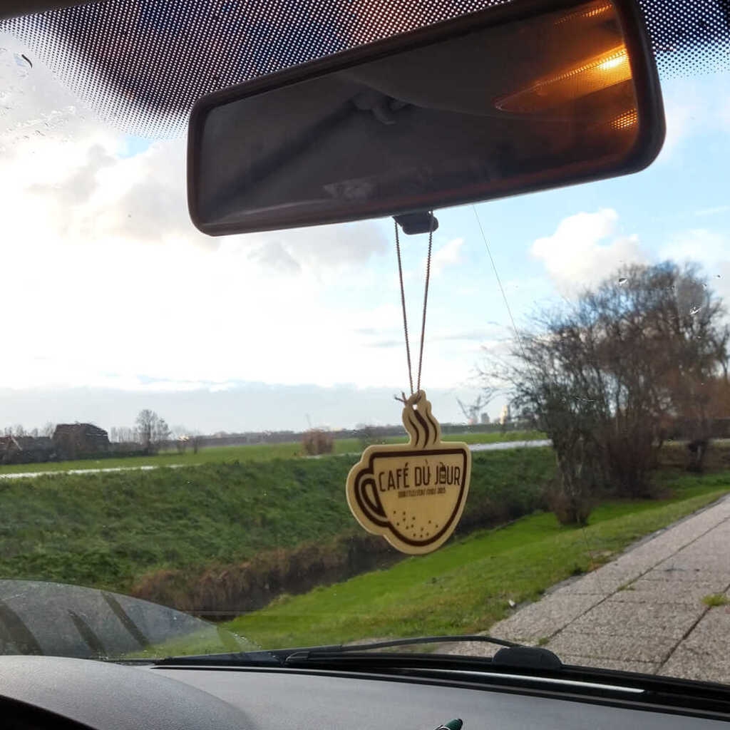 Profumatore per auto con fragranza di caffè e vaniglia