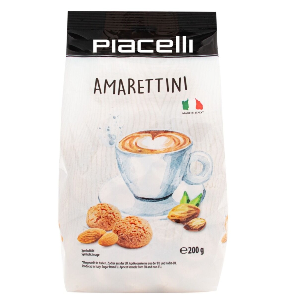 Amarettini - Mini biscotti italiani croccanti alle mandorle - 200 grammi