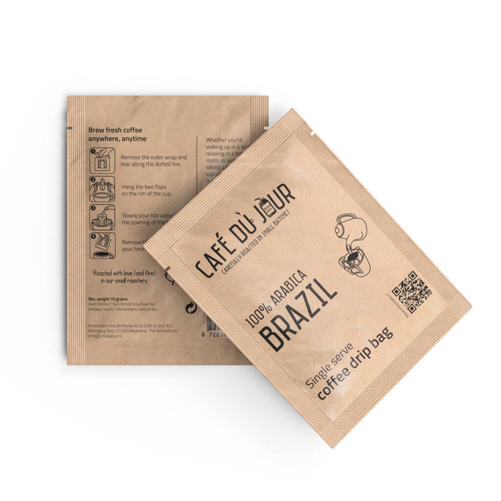Brazile - Sacchetti filtro monodose per caffè drip - 14 pezzi