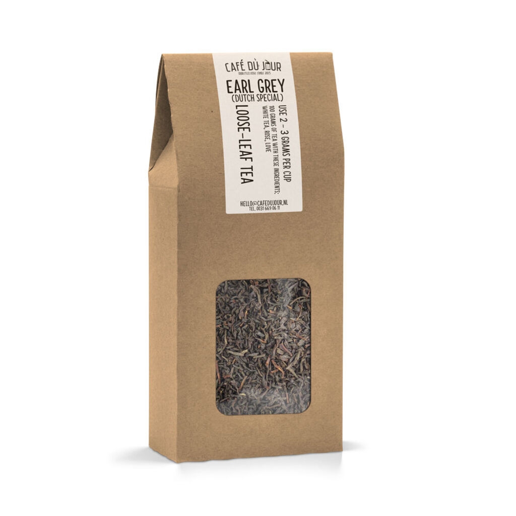 Earl Grey Dutch Special - Tè nero 100 grammi - tè sfuso Café du Jour