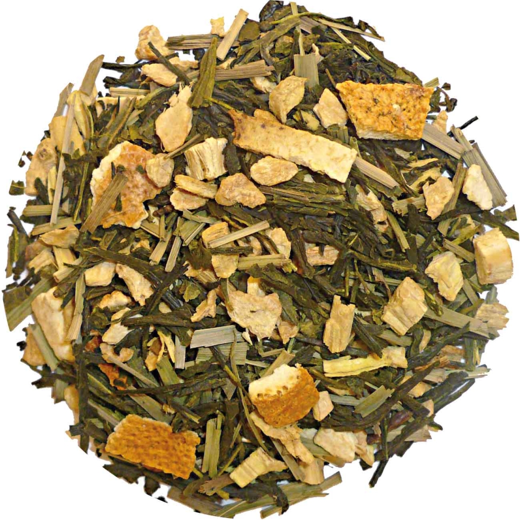Orange Ginger Sencha - Tè verde 100 grammi - tè sfuso Café du Jour