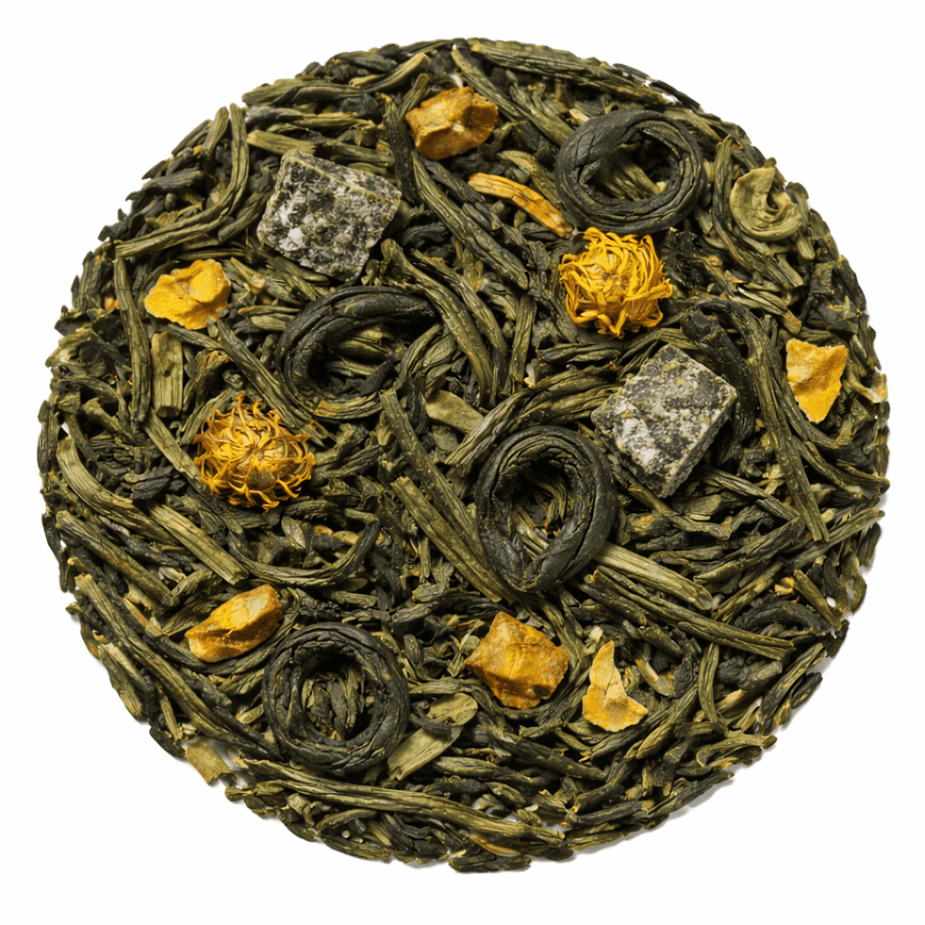 Peach Bloom - Tè verde e bianco 100 grammi - tè sfuso Café du Jour