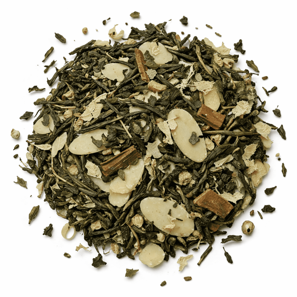 Cannella, mandorla, cardamomo & vaniglia - Tè verde 100 grammi - Tè sfuso Café du Jour