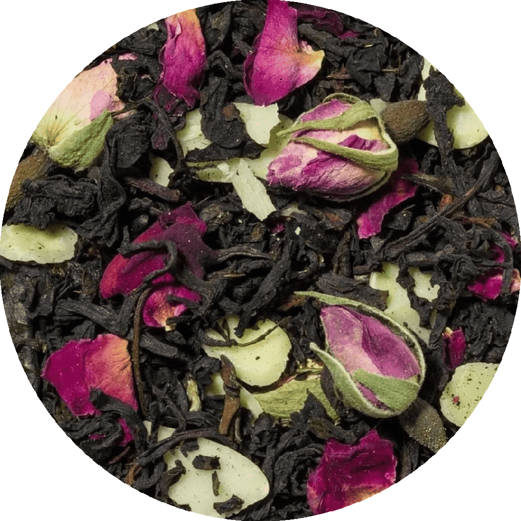 Marzipan Rose - Zwarte thee 100 gram - Café du Jour losse thee