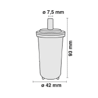 DVA - Filtro Acqua Macchina Espresso Universale - 1 pezzo