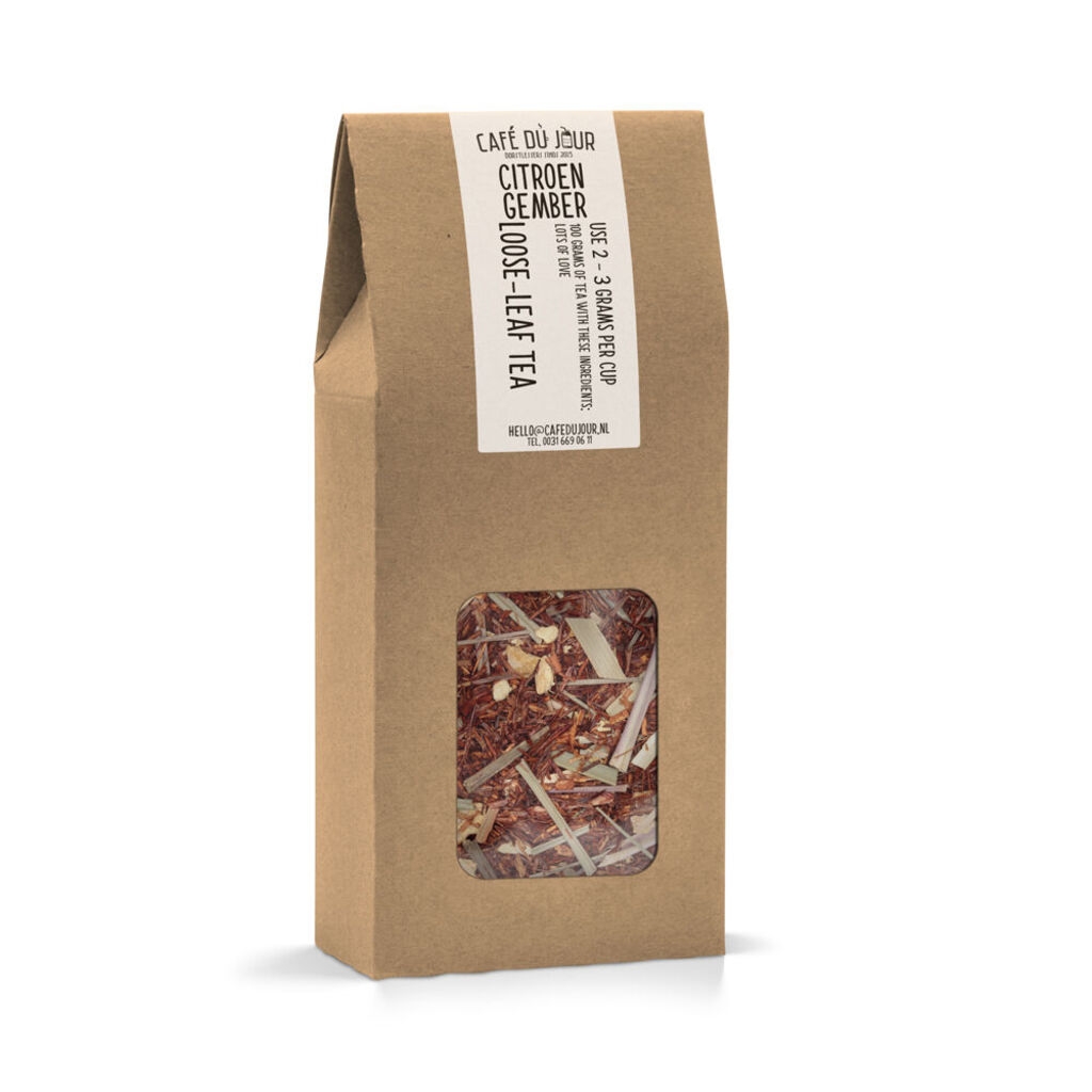 Limone & Zenzero - Tè rooibos 100 grammi - tè sfuso Café du Jour