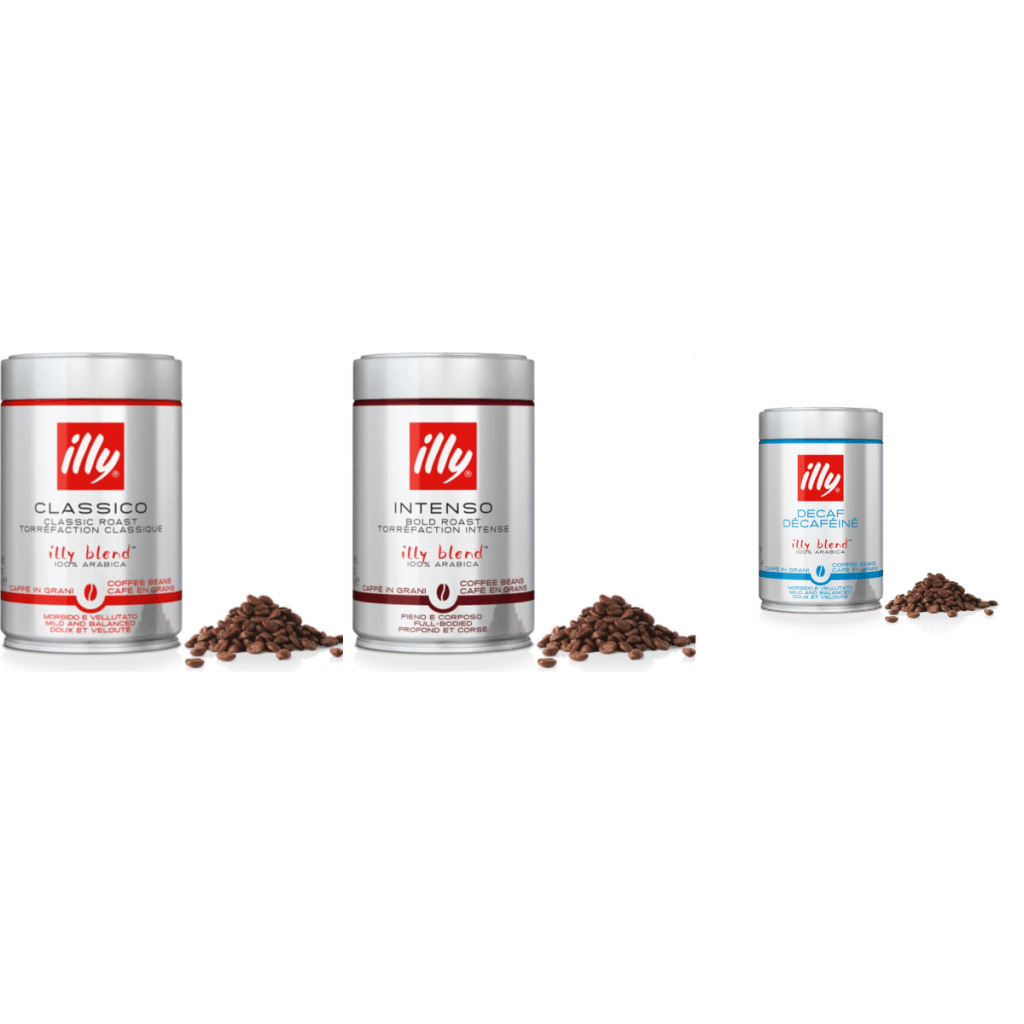 illy Confezione Degustazione Espresso con Decaffeinato - caffè in grani - 3 x 250 grammi