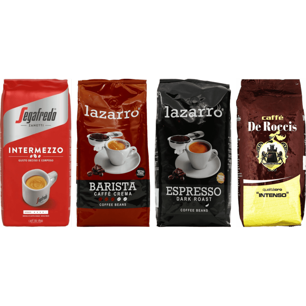 Selezione Espresso Italiano - 4 x 1 chilo di caffè in grani