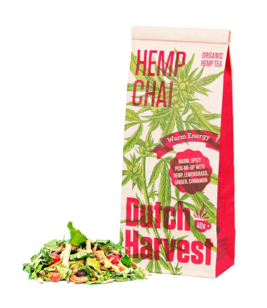 Hemp Chai - tè chai alla canapa 50 grammi - biologico - tè sfuso Dutch Harvest