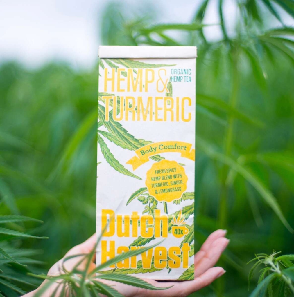 Hemp & Curcuma - Tisana di Canapa & Curcuma 50 grammi - Dutch Harvest tè sfuso