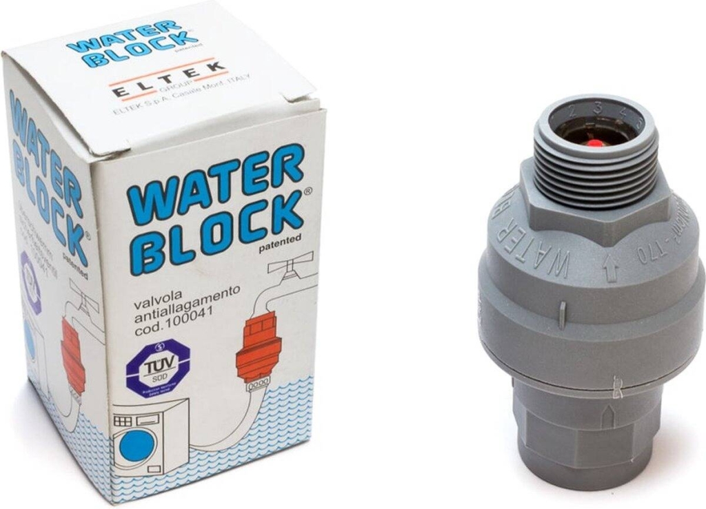 Eltek Aquastop meccanico - senza elettricità - per macchina da caffè, lavatrice e lavastoviglie