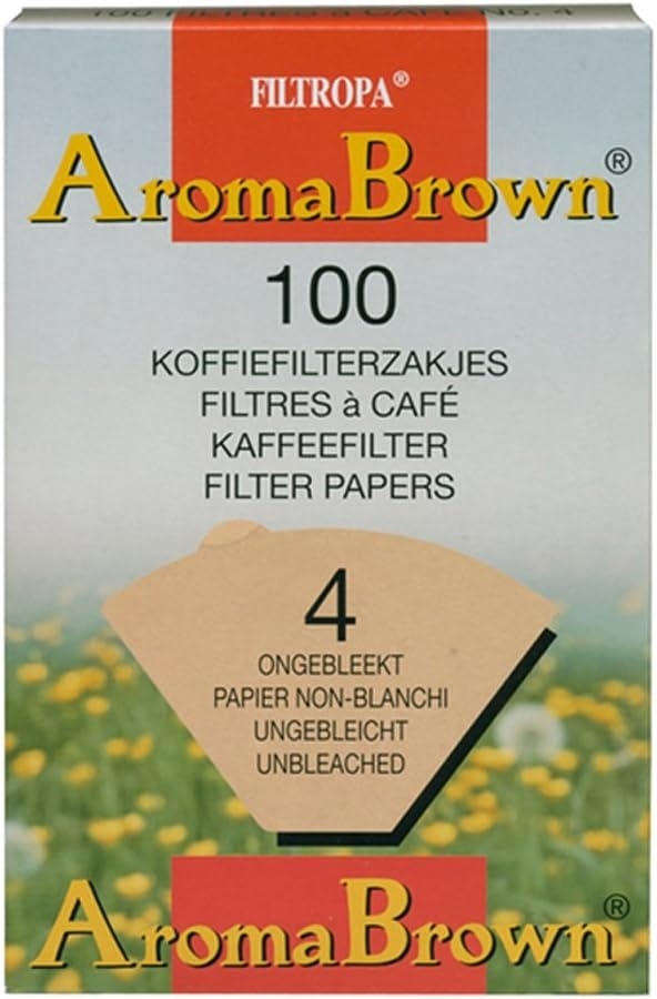 Filtropa Aroma Brown - filtri da caffè misura 4 - 100 pezzi