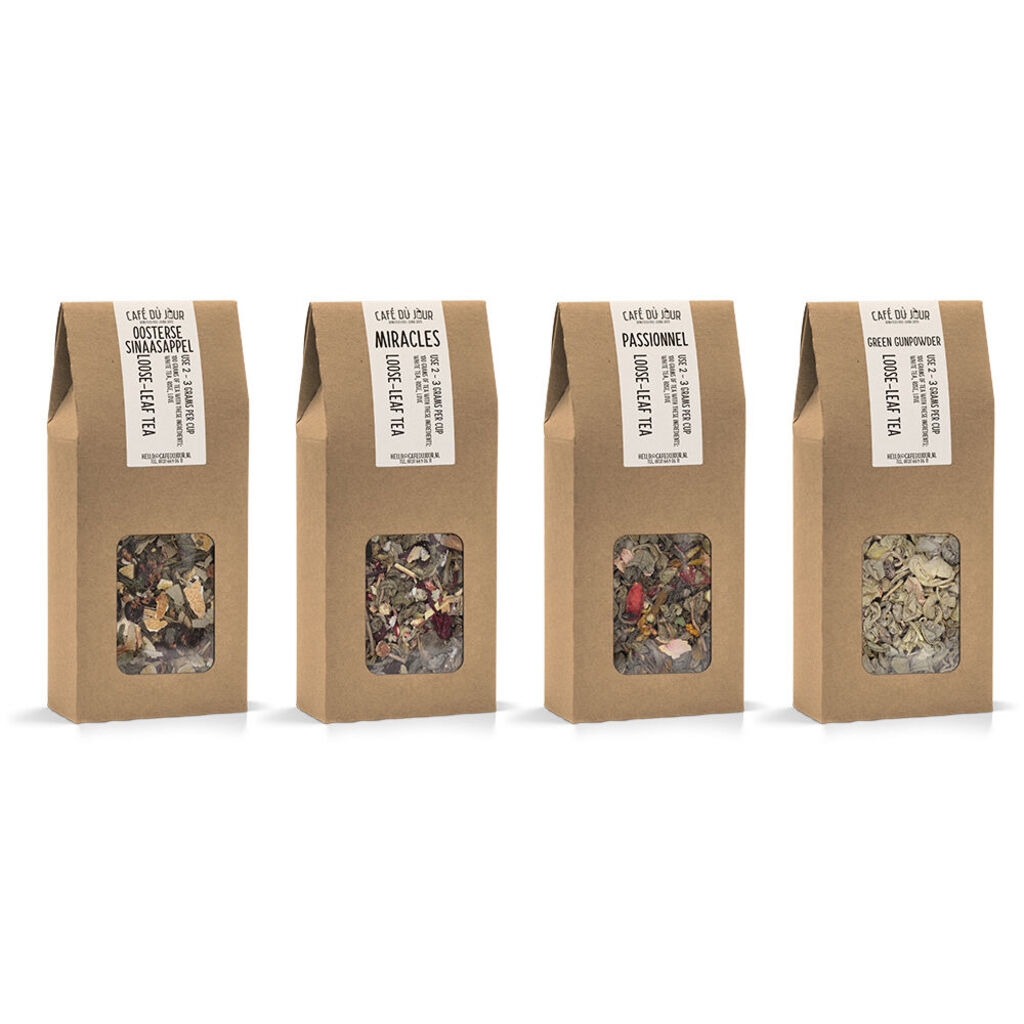 Café du Jour tè sfuso - pacchetto Go Green - 4 x 100 grammi