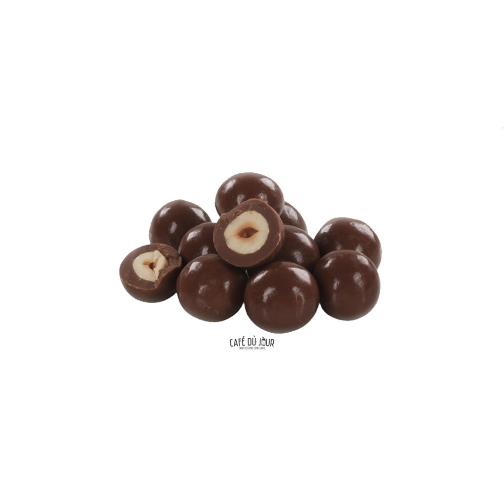 Nocciole ricoperte di cioccolato fondente 250 grammi