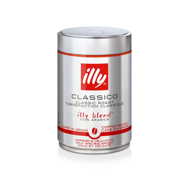 Illy caffè in grani con branding standard (rosso) 250 grammi