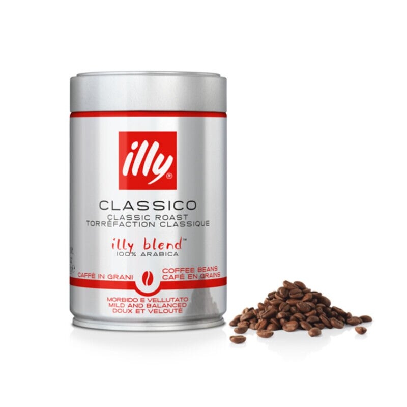 illy Classico - Tostatura Normale Rossa - Chicchi di caffè 250 grammi