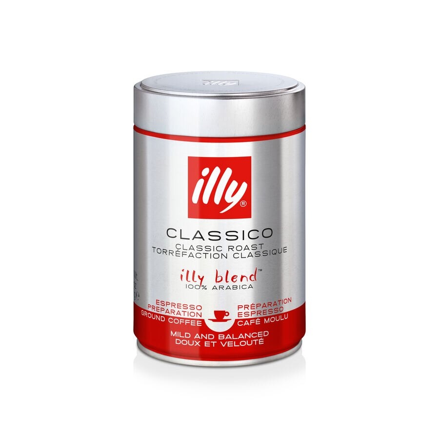 Illy branding normale (rosso) 250 grammi caffè macinato