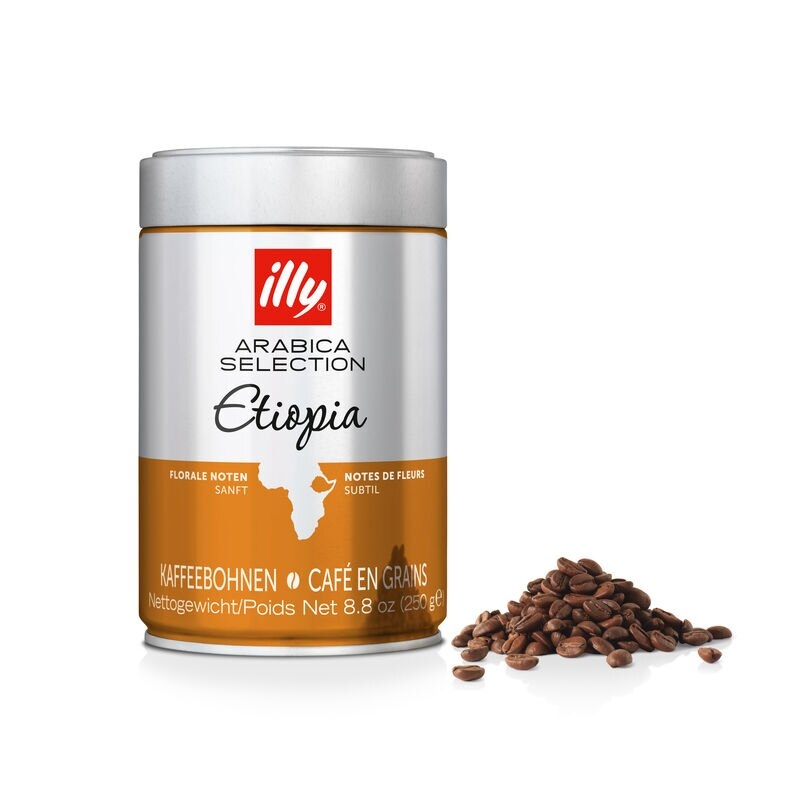 illy Selezione Arabica - Monorigine Etiopia - Chicchi di caffè 250 grammi