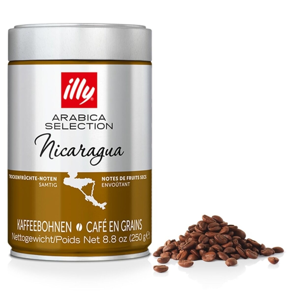 illy - chicchi di caffè - Selezione Arabica - Nicaragua - 250 grammi