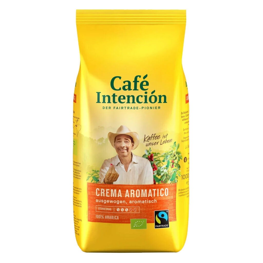 Chicchi di caffè Café Intención Ecológico Caffè Crema 1 kg