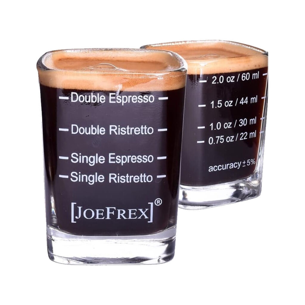 Bicchiere espresso JoeFrex - con marcature per la regolazione della macchina - 1 pezzo