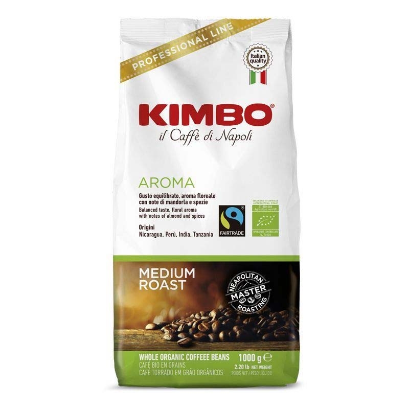 Kimbo Aroma Biologico - chicchi di caffè - 1 kg
