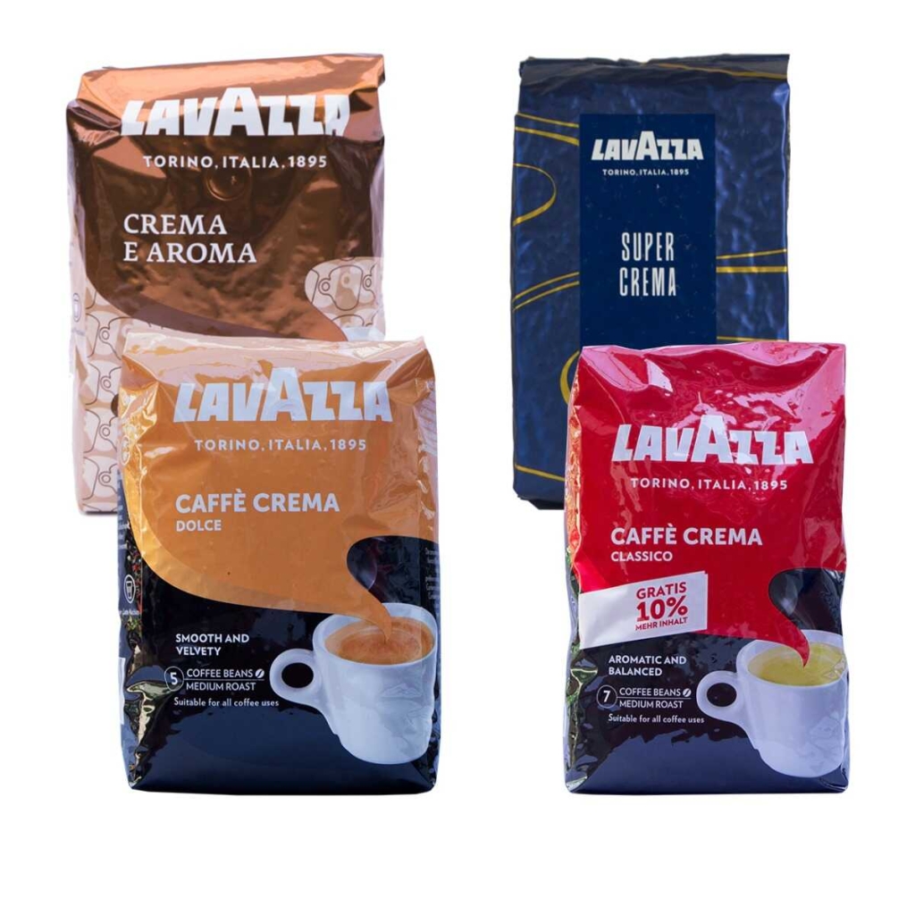 Lavazza Crema Pacchetto degustazione 4 x 1 kg