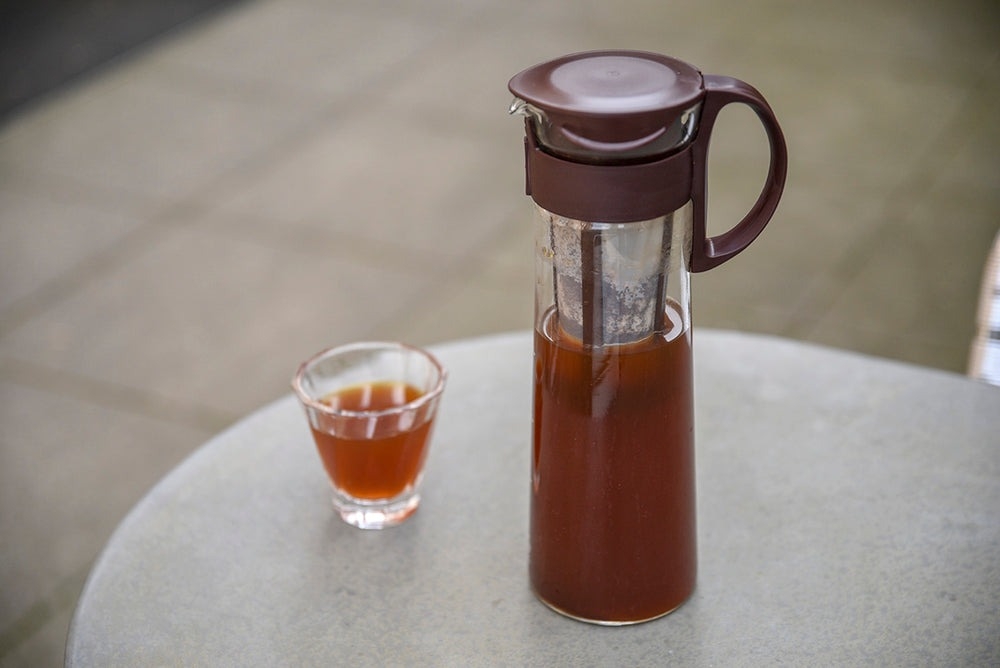 Hario Mizudashi - Caraffa per caffè cold brew marrone - 1000 ml