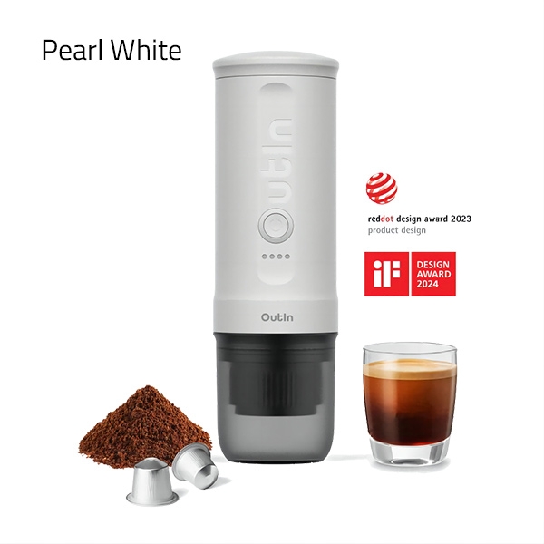 Outin Nano - macchina per espresso elettrica portatile - capsule & caffè macinato
