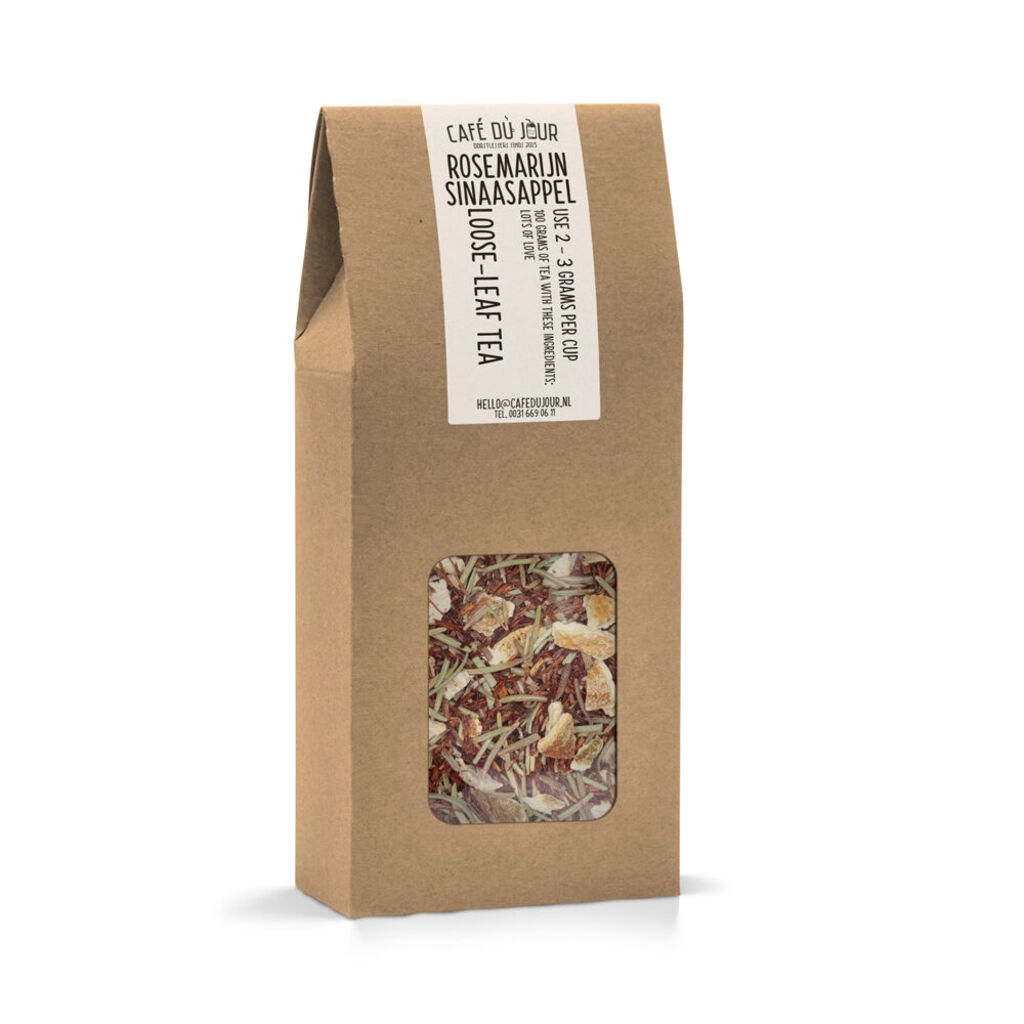 Rosmarino e Arancia - Tè Rooibos 100 grammi - tè sfuso Café du Jour