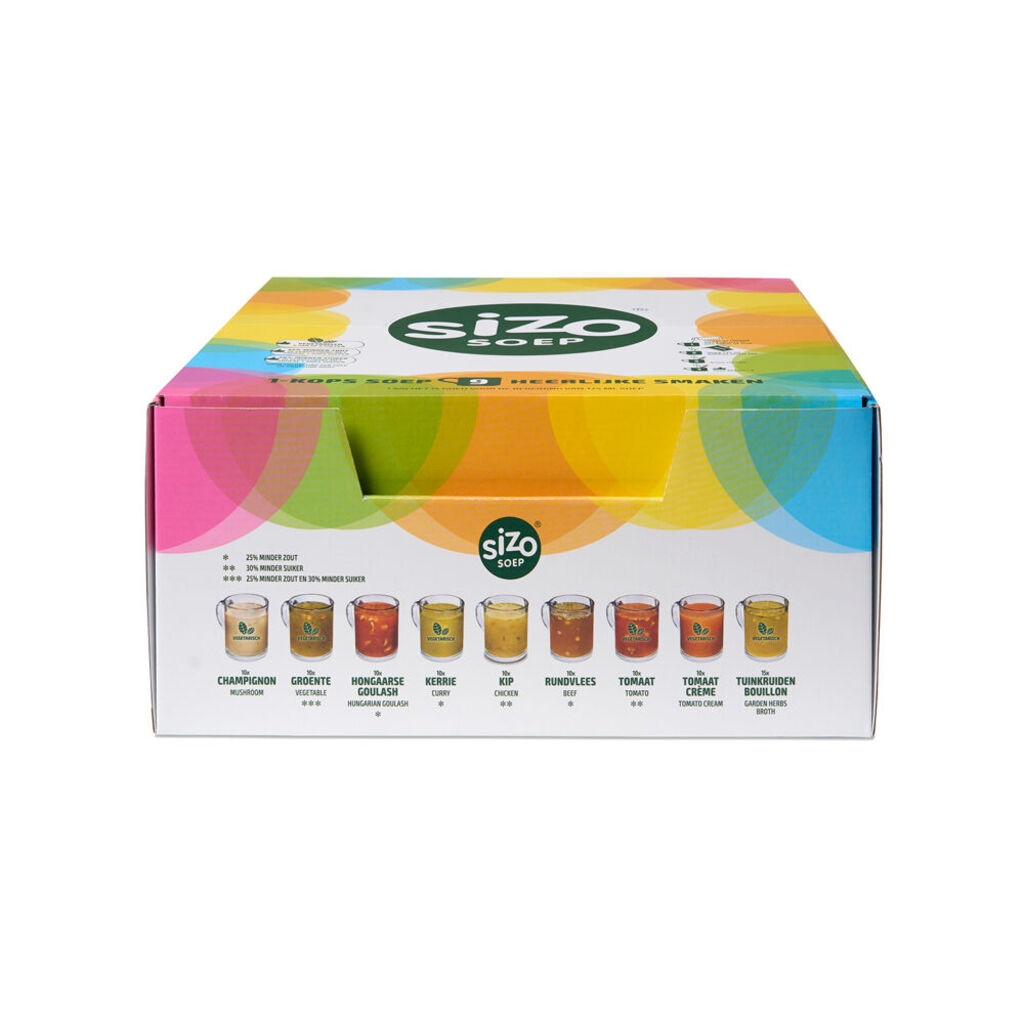 Espositore di zuppe istantanee Sizo
