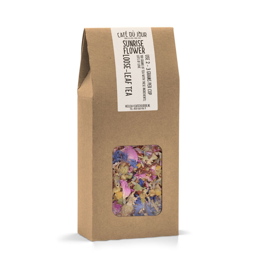 Sunrise Flower - tè rooibos 100 grammi - tè sfuso Café du Jour