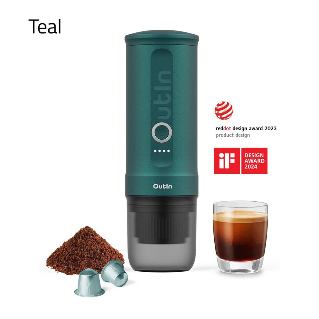 Outin Nano - macchina per espresso elettrica portatile - capsule & caffè macinato