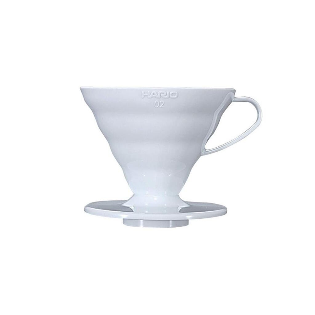 Hario V60 dripper in plastica bianco misura 02