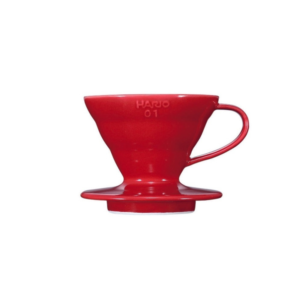 Hario V60 dripper - porcellana rossa - misura 01