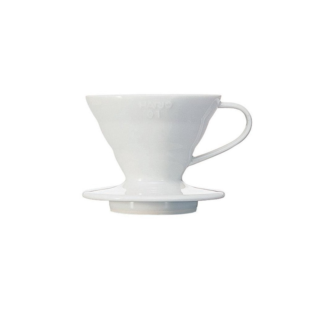 Hario V60 dripper in porcellana bianca misura 01