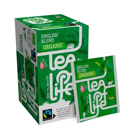 English Blend - Biologico & Fairtrade - Tea of Life - 25 bustine di tè