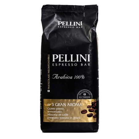 Pellini Gran Aroma 100% Arabica - chicchi di caffè - 1 kg