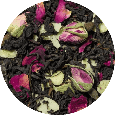 Marzipan Rose - Tè nero 100 grammi - Café du Jour tè sfuso