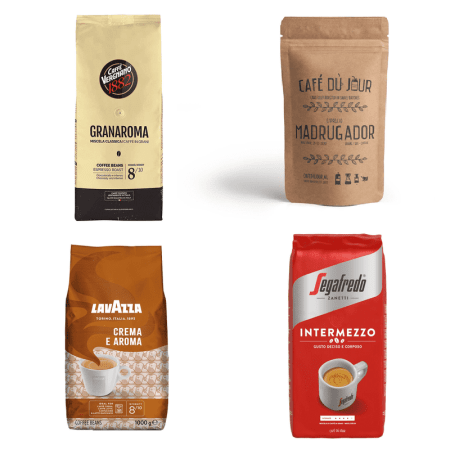 Pacchetto di chicchi di caffè - Più venduto - 4 x 1 kg
