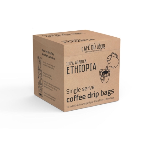 100% Arabica Etiopia - Caffè Monodose Drip Bags - 14 pezzi