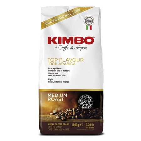 Kimbo Espresso Bar Top Flavour 100% arabica - chicchi di caffè - 1 kg