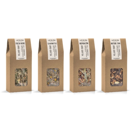 Café du Jour tè sfuso fresco - quartetto speziato - 4 x 100 grammi