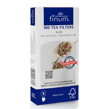 Filtri per tè S Finum - 2 a 4 tazze - 100 pezzi