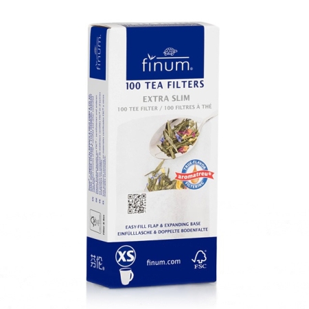 Filtri per tè XS Finum - 1 a 2 tazze - 100 pezzi