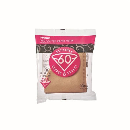 Filtri per caffè Hario V60 - marroni misura 02 - 100 pezzi
