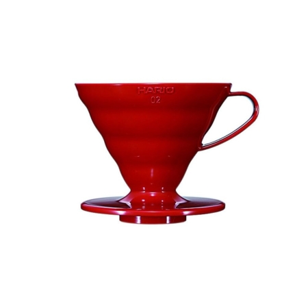 Hario V60 dripper plastica - misura 02 rosso